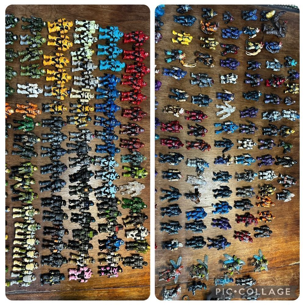 Lot of 10 Mega Bloks Halo mini-figures -RANDOM